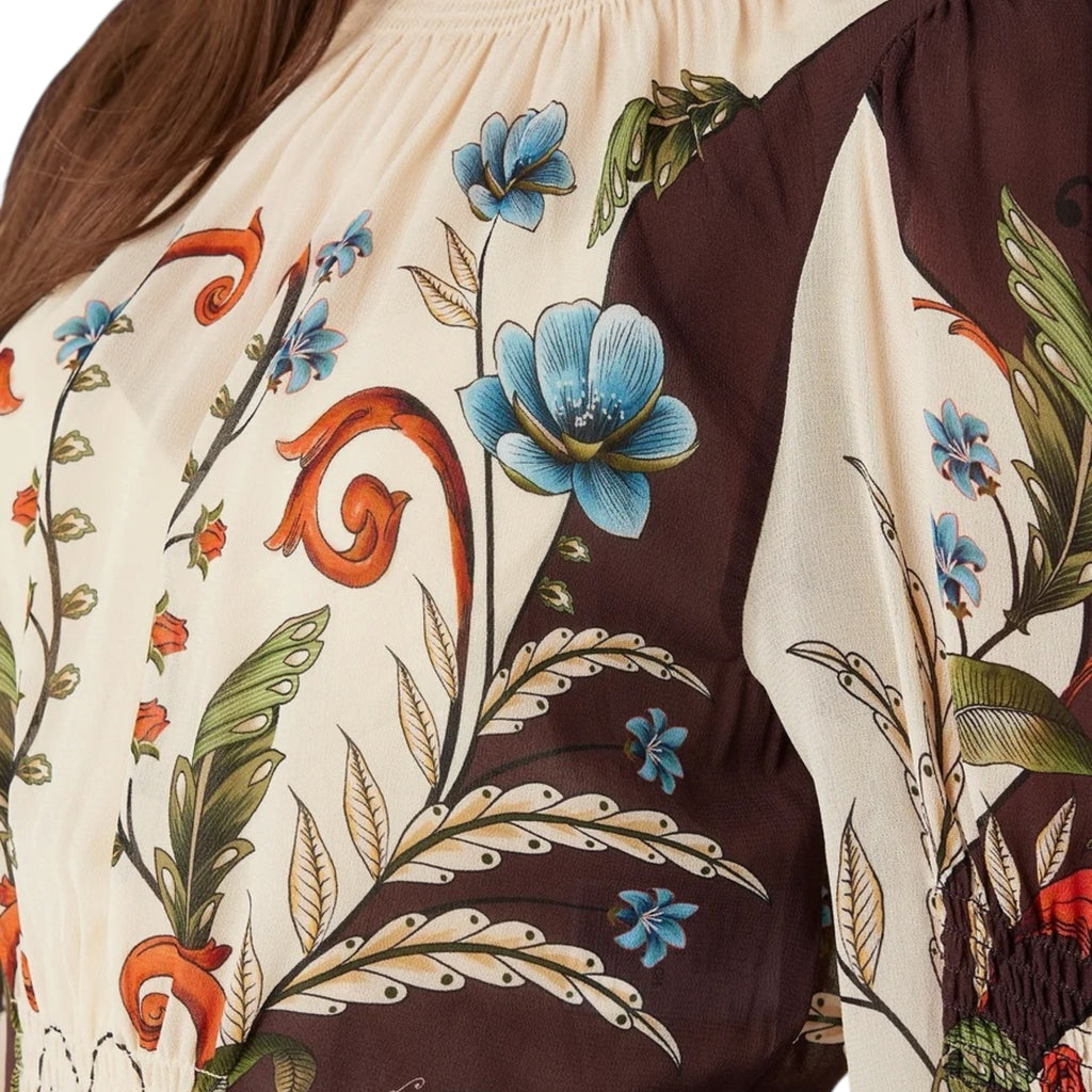 Farm Rio Millena Winter White Blouse