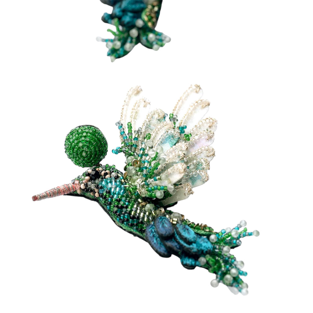 Deepa Gurnani Hummingbird Earrings
