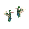 Deepa Gurnani Hummingbird Earrings