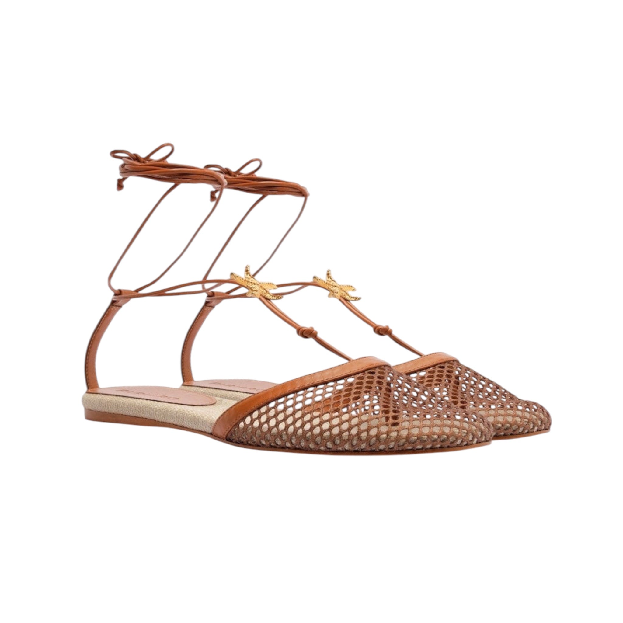 Farm Rio Sea Lace Up Mule