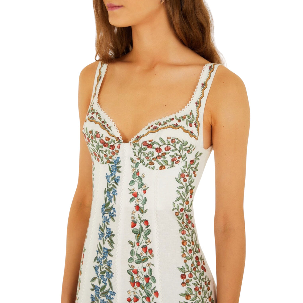 Farm Rio Off White Fruity Maxi Dress