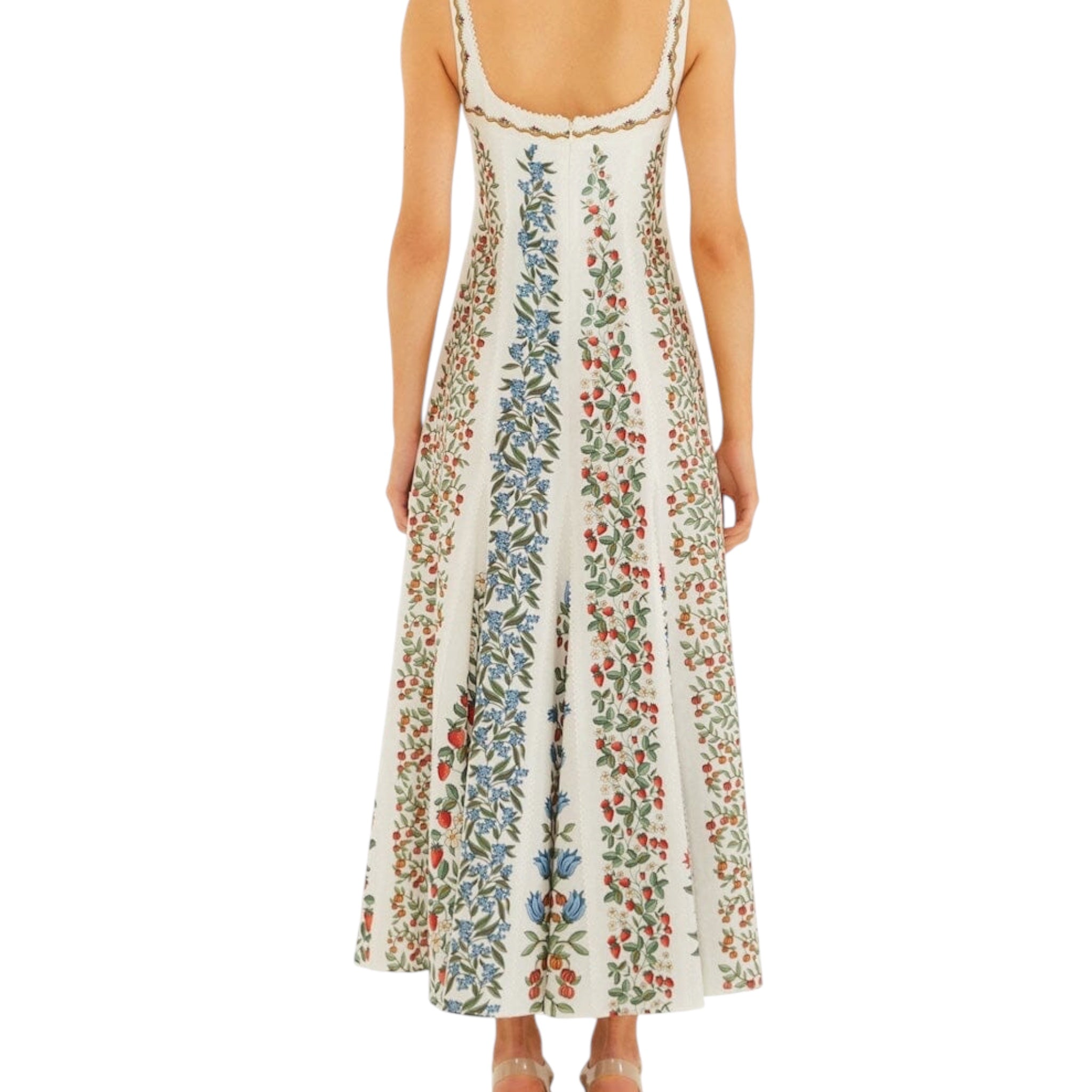 Farm Rio Off White Fruity Maxi Dress