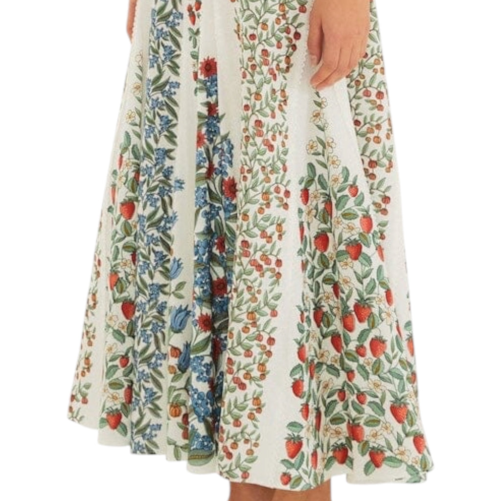 Farm Rio Off White Fruity Maxi Dress