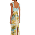 Farm Rio Royal Sea Maxi Dress