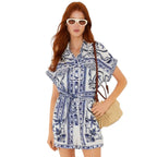 Farm Rio Off White Wonderful City Romper
