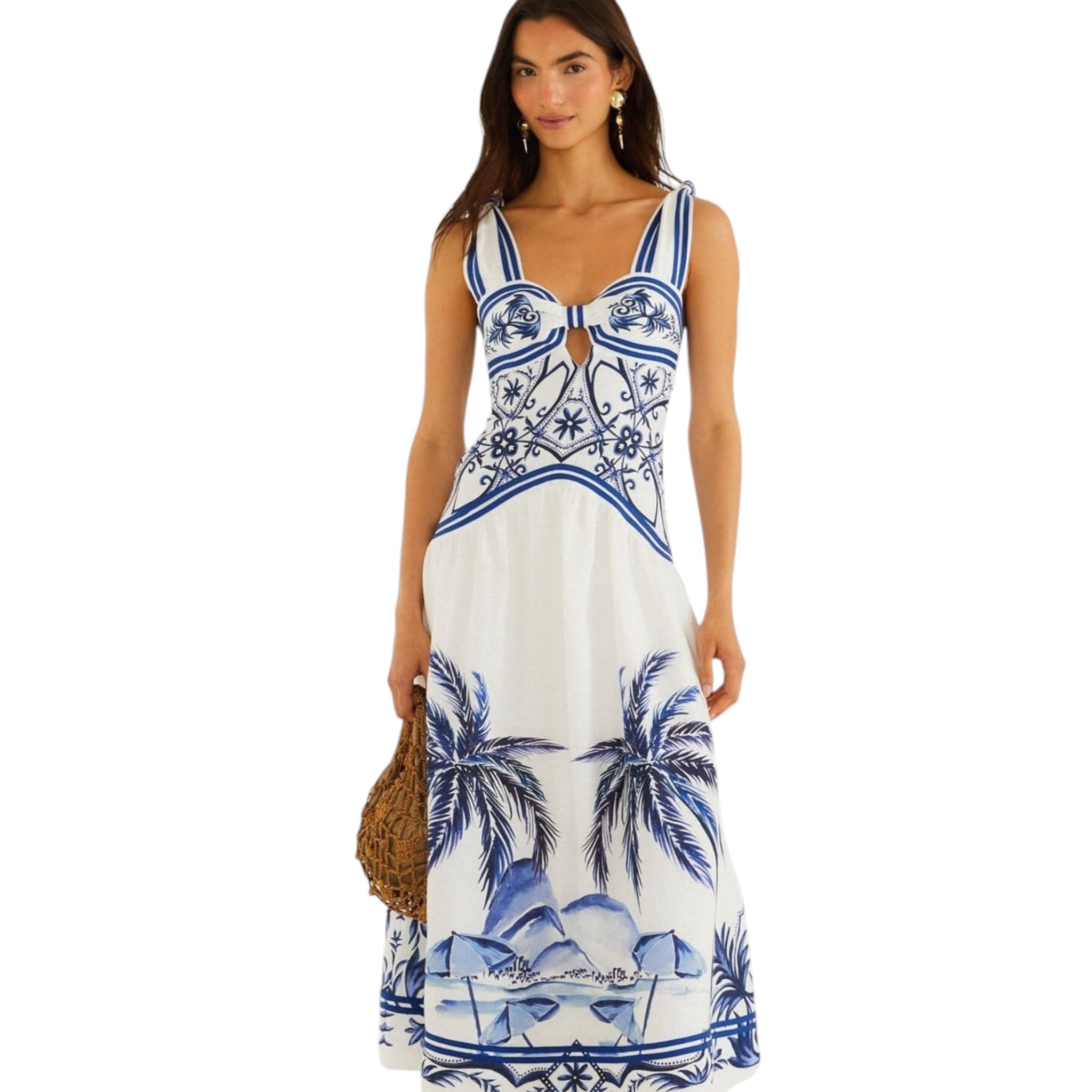 Farm Rio Off White Wonderful City Maxi