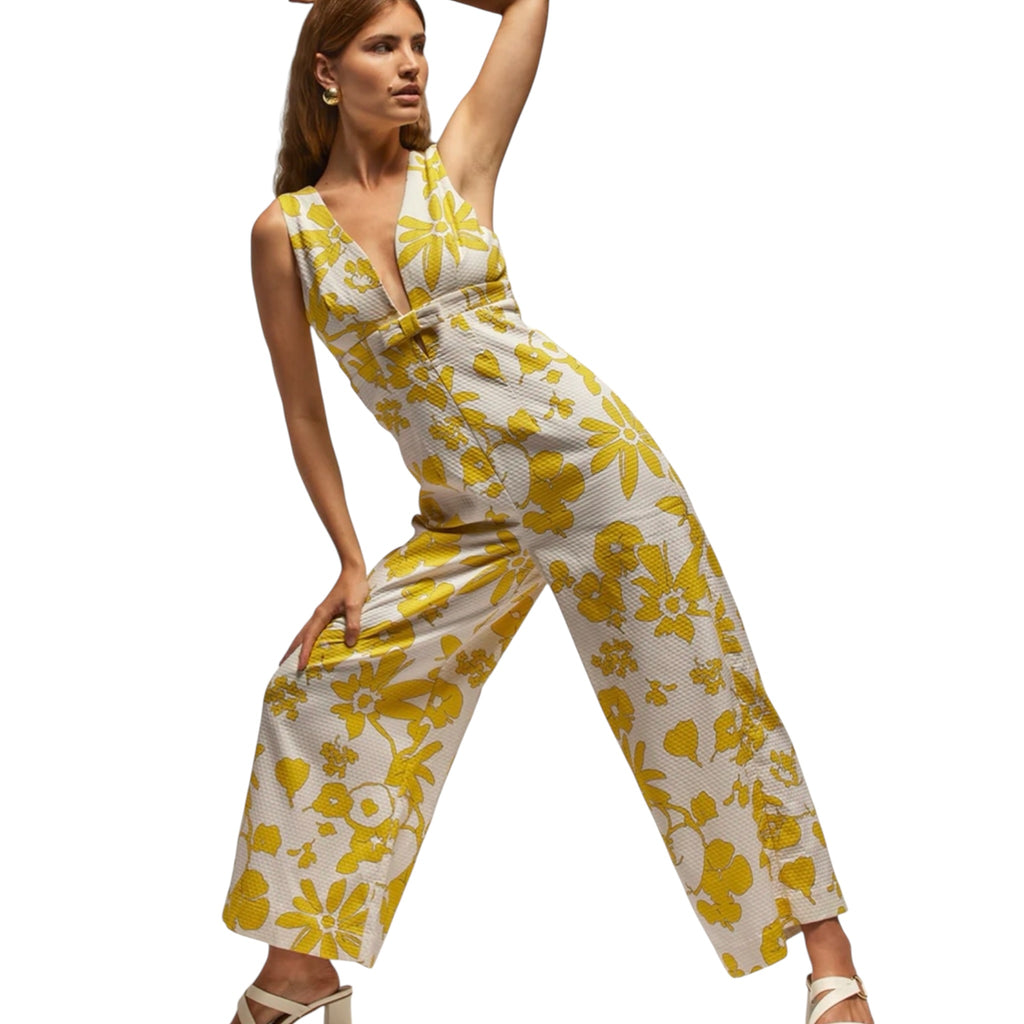 Tori Richard Sunny Dubonnet Jumpsuit