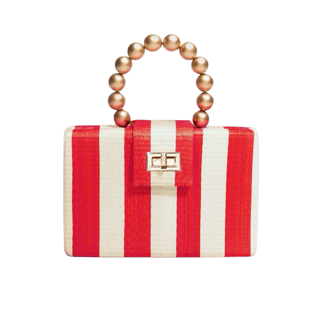 Soli & Sun The Louisa in Red & Cream Stripe